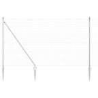 Recinzione in rete saldata zincata 10 x 1,6 m con punte