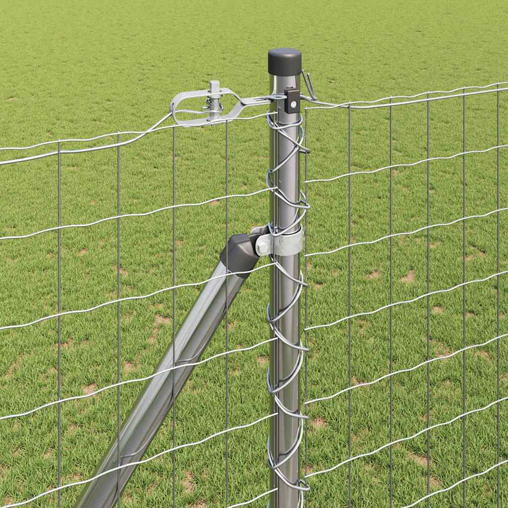 Recinzione in rete saldata zincata 10 x 1,5 m con punte