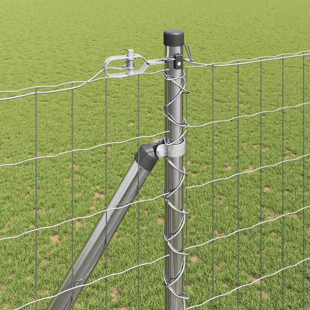Recinzione in rete saldata zincata 10 x 1,5 m con punte