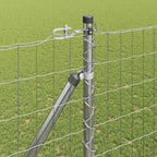 Recinzione in rete saldata zincata 10 x 1,6 m con punte