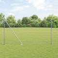 Recinzione in rete saldata zincata 10 x 1,6 m con punte