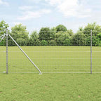 Recinzione in rete saldata zincata 10 x 1 m con punte