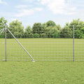 Recinzione in rete saldata zincata 10 x 1 m con punte