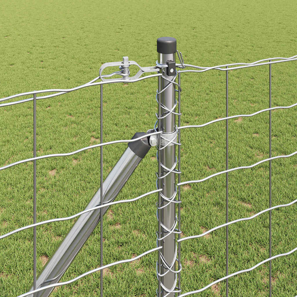 Recinzione in rete saldata 10 x 1,4 m acciaio zincato