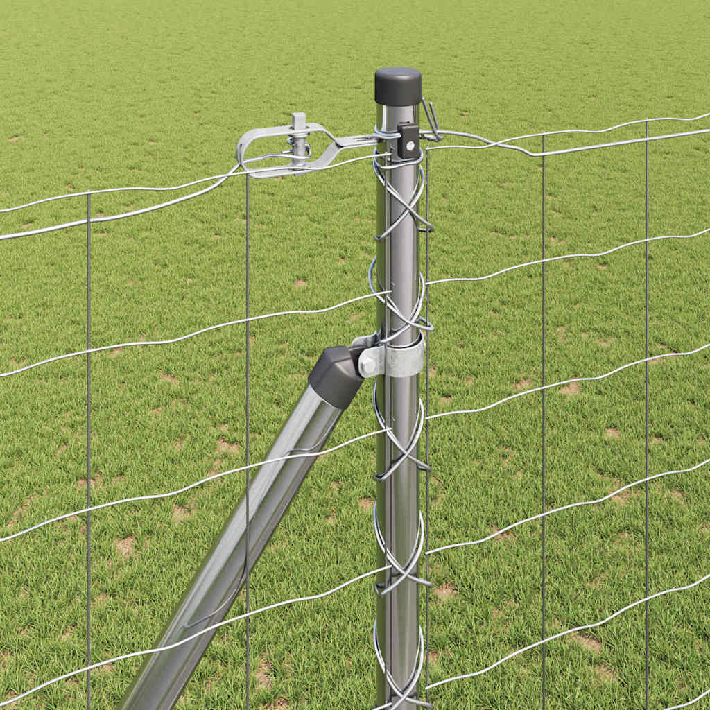 Recinzione in rete saldata zincata 10 x 1,6 m con punte