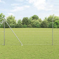 Recinzione in rete saldata zincata 10 x 1,6 m con punte