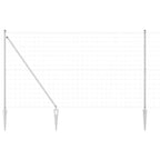 Recinzione in rete saldata zincata 10 x 1,6 m con punte