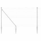 Recinzione in rete saldata zincata 25 x 1 m con punte