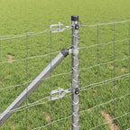 Recinzione in rete saldata zincata 25 x 0,4 m con punte