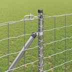 Recinzione in rete saldata 25 x 1,2 m con punte - Acciaio zincato