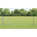 Recinzione in rete saldata zincata 50 x 0,6 m con pali