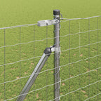 Recinzione in rete saldata zincata 10 x 1,5 m con pali