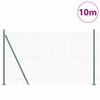 Recinzione Metallica Elettrosaldata 10 x 1,4 m con Base in Cemento