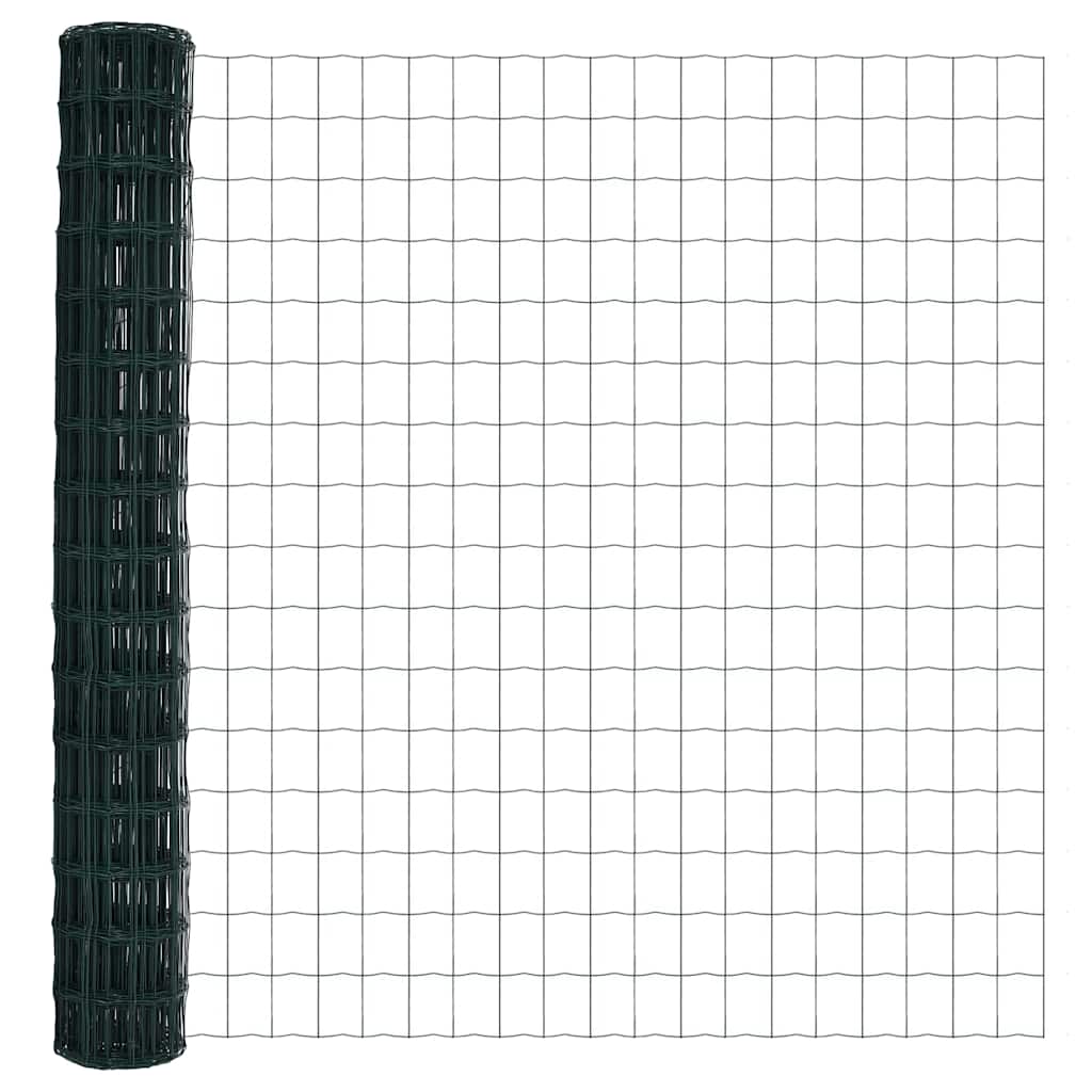Recinzione Metallica Saldato con Base in Cemento 10x1,5 m