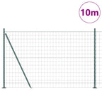 Recinzione Metallica Saldato con Base in Cemento 10x1,5 m