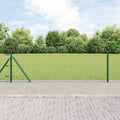 Recinzione Metallica Saldato con Base in Cemento 25x0,6 m