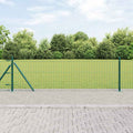 Recinzione Metallica Saldato con Base in Cemento 50 x 0,4 m