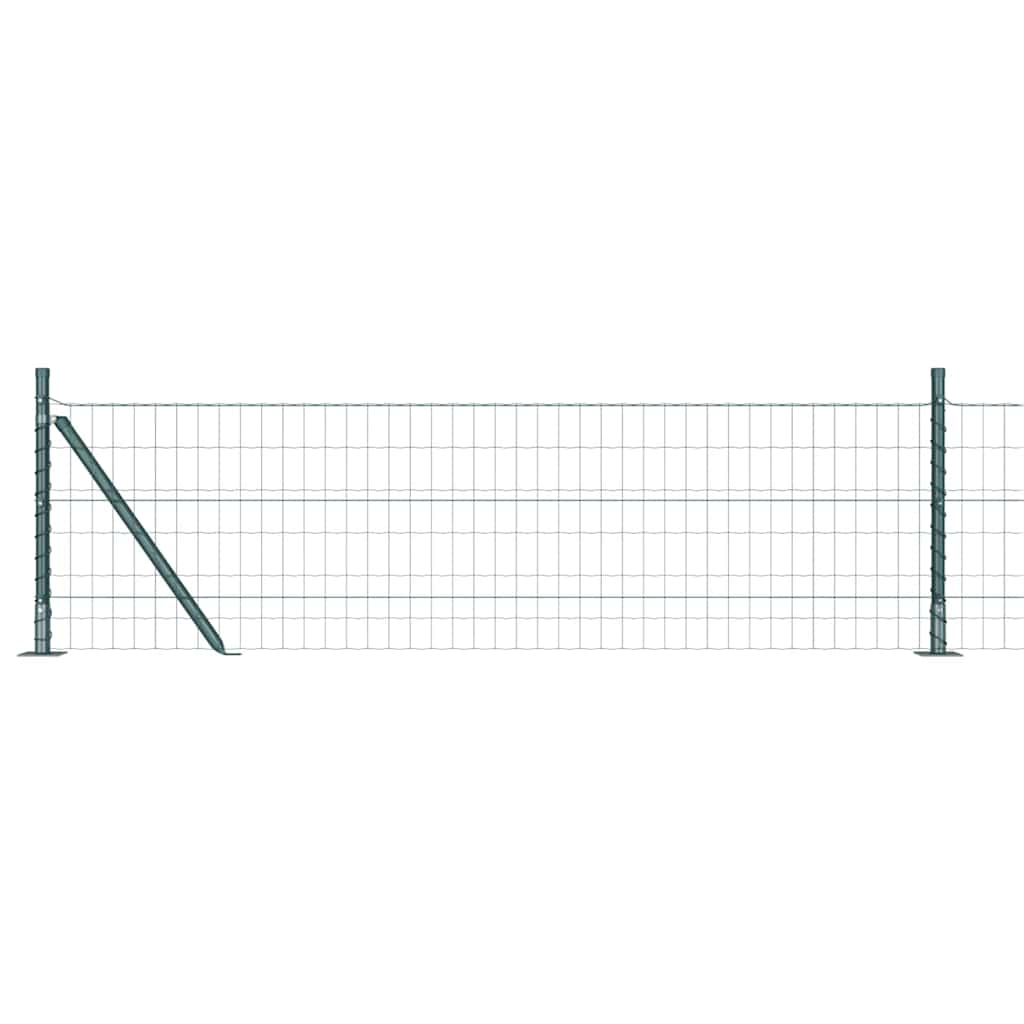 Recinzione Metallica Saldato con Base in Cemento 50 x 0,4 m