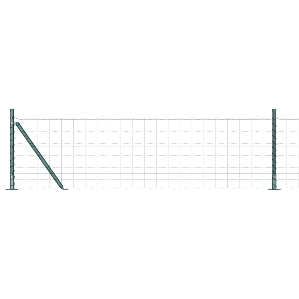Recinzione Metallica Saldato con Base in Cemento 50 x 0,6 m