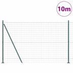 Recinzione Metallica Saldato con Base in Cemento 10 x 1,5 m