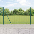 Recinzione Metallica Saldato con Base in Cemento 10 x 1,6 m