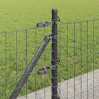 Recinzione Metallica Saldata con Base in Cemento 10x0,4 m