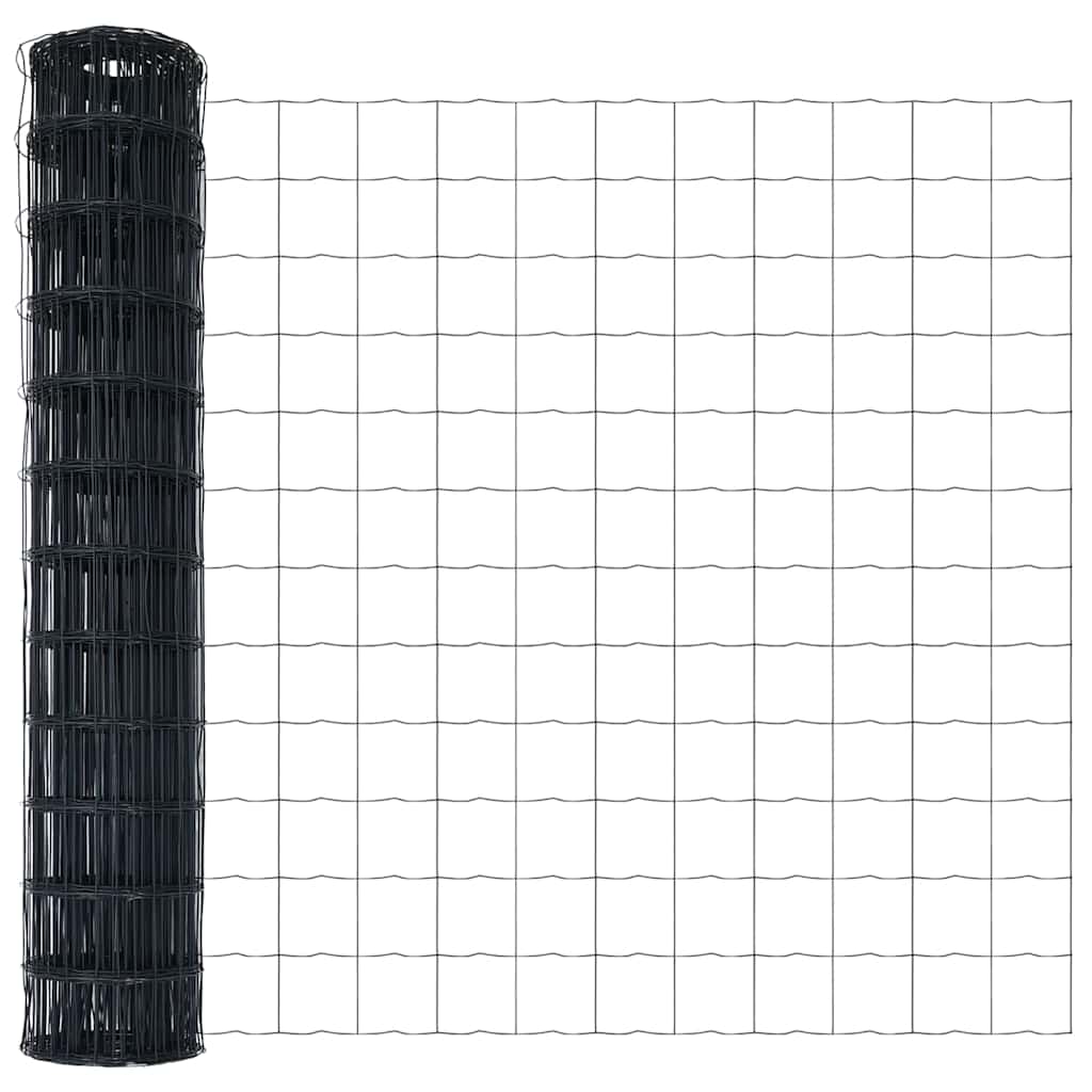 Recinzione Metallica Saldata con Base in Cemento 25 x 1,2 m