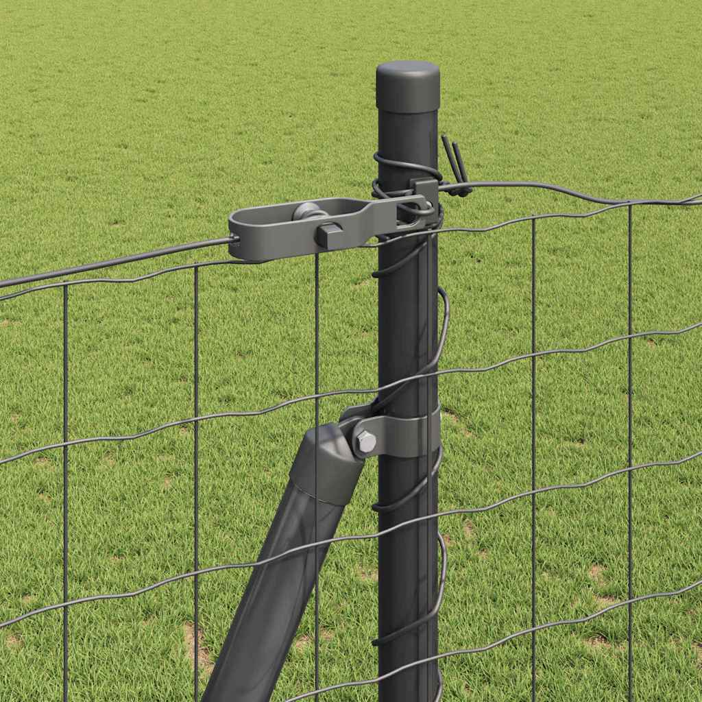 Recinzione Metallica Saldato con Base in Cemento 10 x 1,6 m