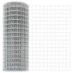 Recinzione Metallica Elettrosaldata con Base in Cemento 10x1,4 m