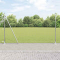 Recinzione Metallica Saldato con Base in Cemento 10x1,6 m
