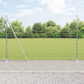 Recinzione Metallica Saldato con Base in Cemento 10 x 1,5 m