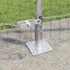 Recinzione Metallica Saldata con Base in Cemento 10 x 1,2 m