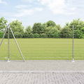Recinzione Metallica Saldata con Base in Cemento 10 x 1,2 m