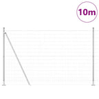 Recinzione Metallica Elettrosaldata con Base in Cemento 10 x 1,4 m