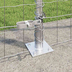 Recinzione Metallica Saldato con Base in Cemento 10 x 1,4 m