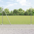 Recinzione Metallica Saldato con Base in Cemento 10 x 1,4 m