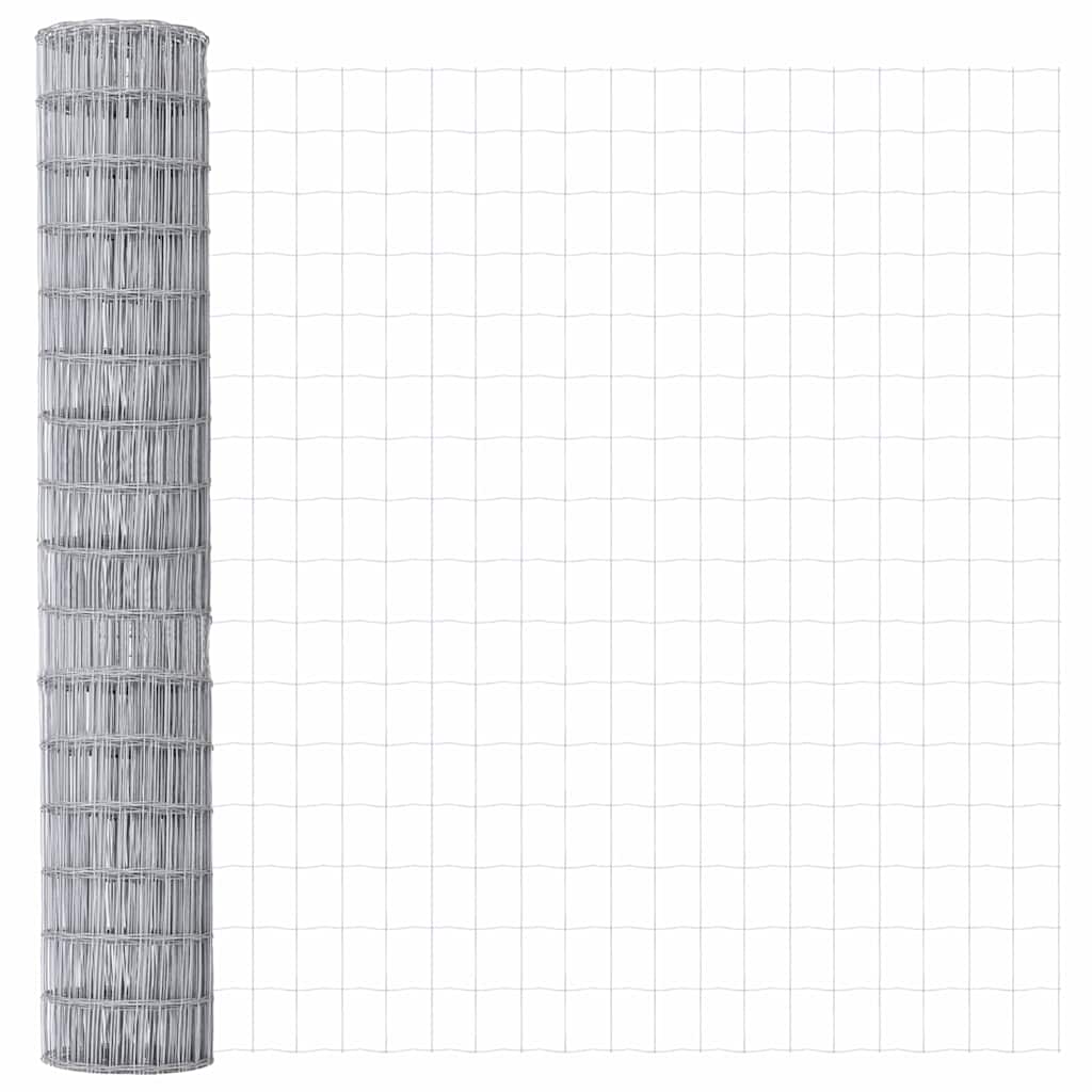 Recinzione Metallica Saldato con Base in Cemento 10 x 1,4 m