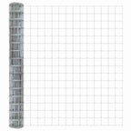 Recinzione Metallica Saldato Acciaio Zincato 10x1,4 m con Base in Cemento