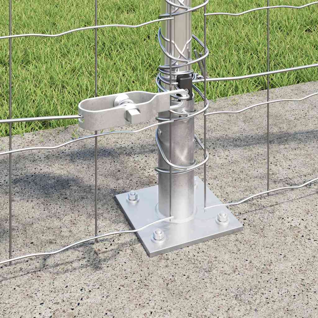 Recinzione Metallica Saldato con Base in Cemento 25 x 1 m