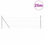 Recinzione Metallica Saldato con Base in Cemento 50 x 0,4 m