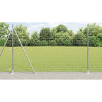 Recinzione Metallica Elettrosaldata con Base in Cemento 10 x 1,4 m