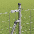 Recinzione Metallica Elettrosaldata con Base in Cemento 10 x 1,4 m