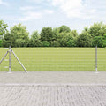 Recinzione Metallica Saldata con Base in Cemento 25 x 0,4 m