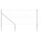 Recinzione in rete saldata zincata 25 x 1 m con pali