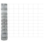 Recinzione in rete saldata zincata 25 x 1 m con pali