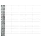 Recinzione in rete saldata zincata 25 x 1,2 m con pali