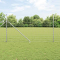 Recinzione in rete saldata con punte 25 x 1,4 m - Acciaio zincato