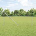 Recinzione in rete saldata con punte 25 x 1,4 m - Acciaio zincato