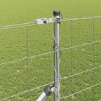 Recinzione in rete saldata con punte 25 x 1,4 m - Acciaio zincato