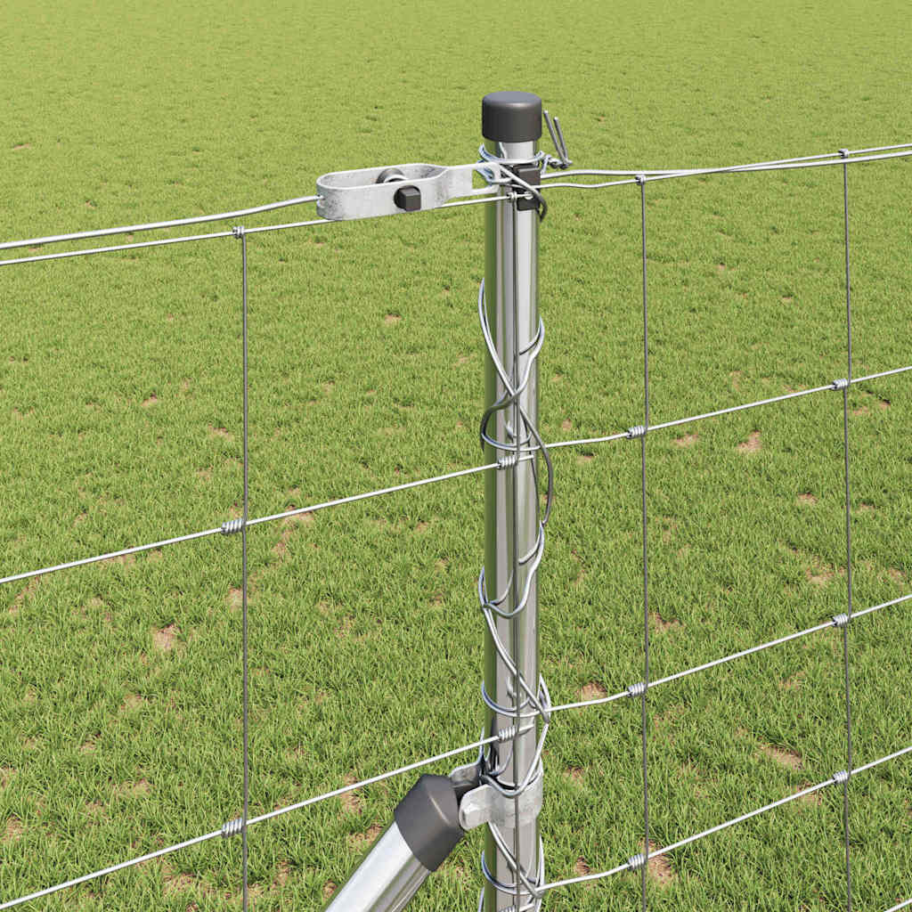 Recinzione in rete saldata con punte 25 x 1,4 m - Acciaio zincato